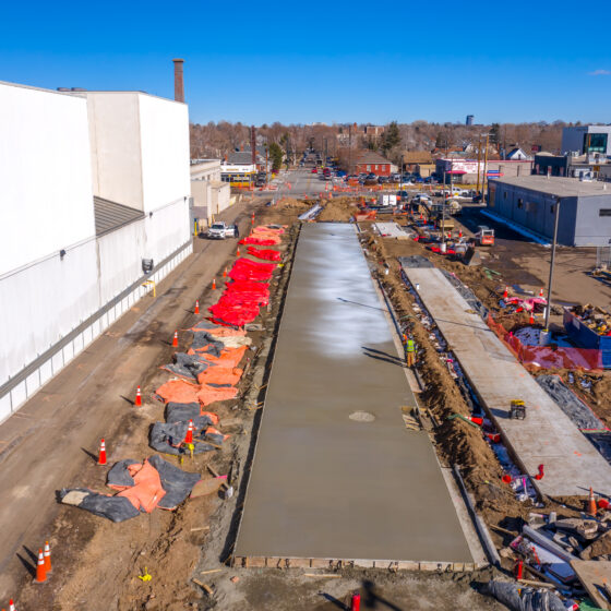 Denver Moves: Broadway, Construction - Hamon Drone Photo