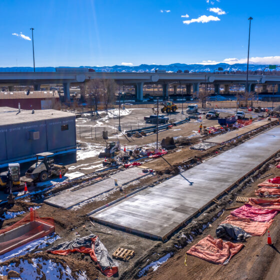 Denver Moves: Broadway, Construction - Hamon Drone Photo