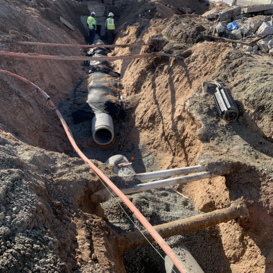 Denver Moves: Broadway, Construction - Pipe Installation