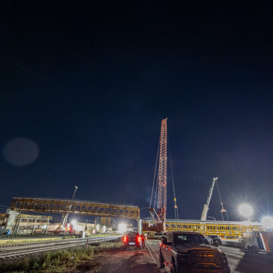 Jewell Pedestrian Bridge Construction - Hamon Infrastructure 2026
