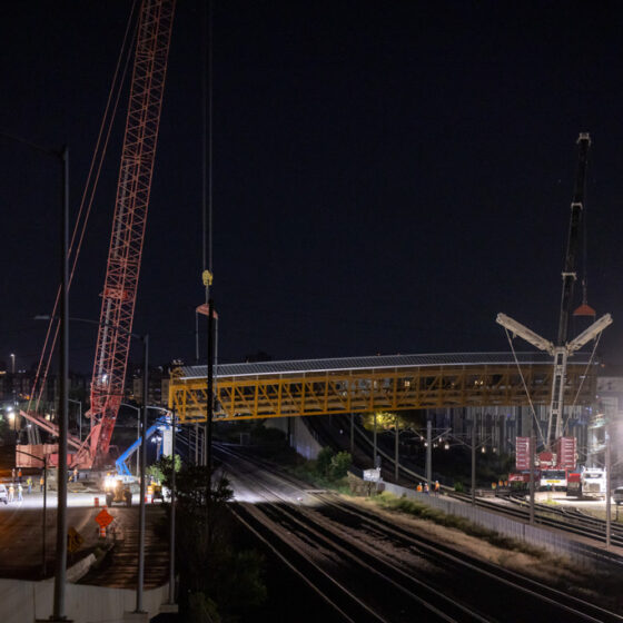 Jewell Pedestrian Bridge Construction - Hamon Infrastructure 2026