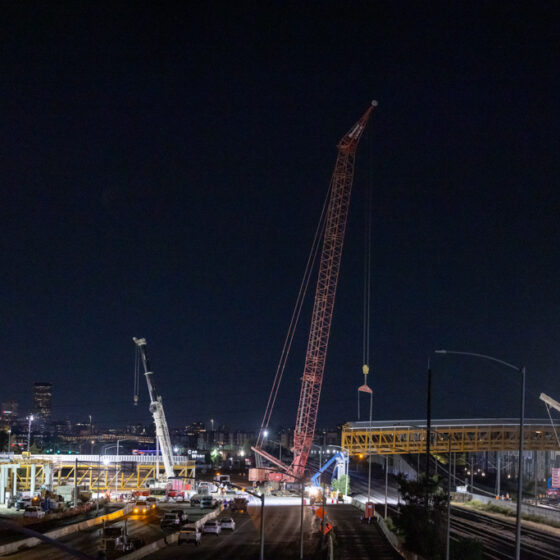 Jewell Pedestrian Bridge Construction - Hamon Infrastructure 2026