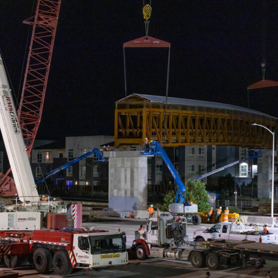 Jewell Pedestrian Bridge Construction - Hamon Infrastructure 2026